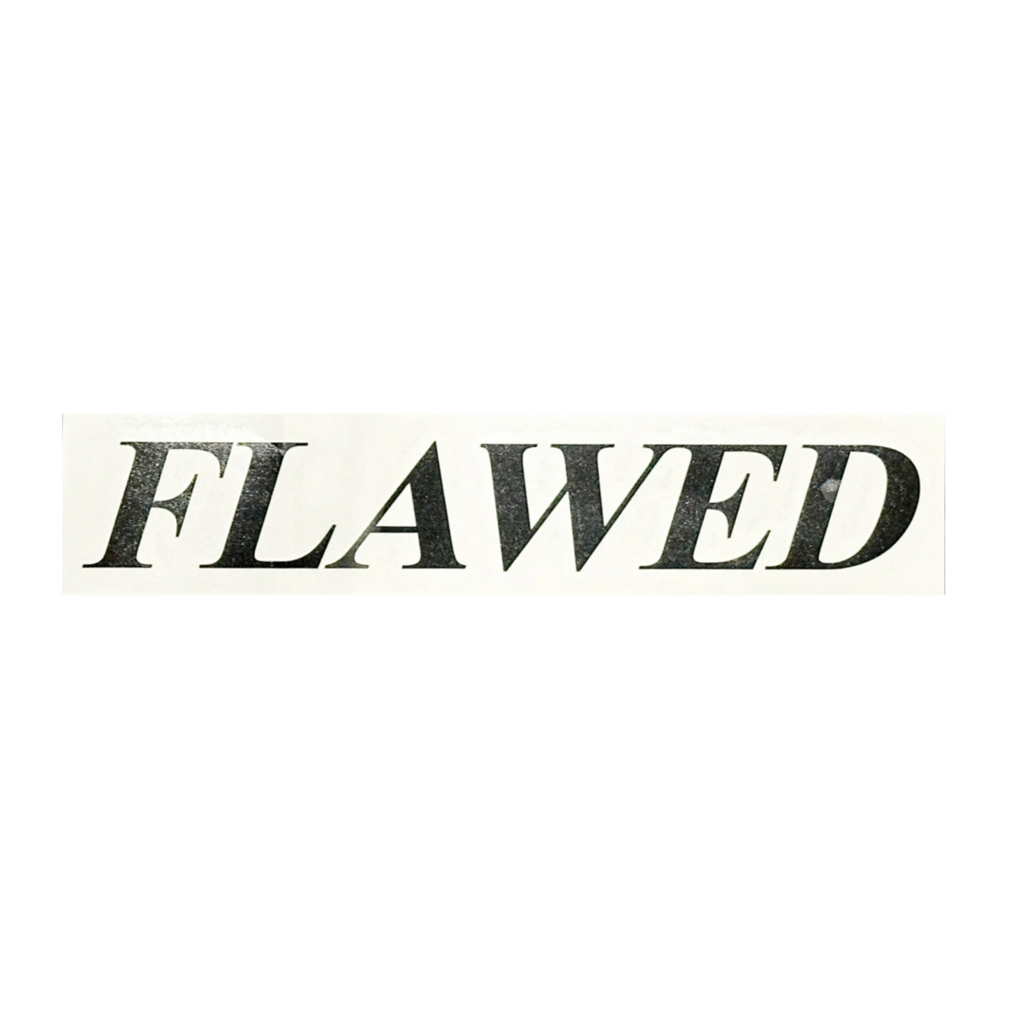 Black OG Flawed Decals