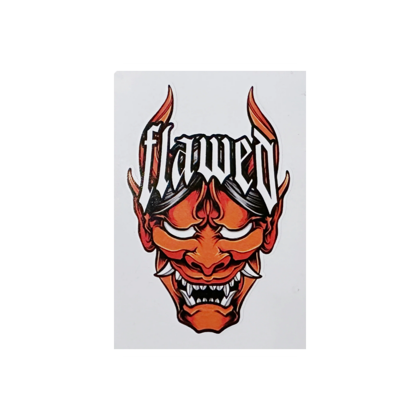 Oni Flawed Sticker