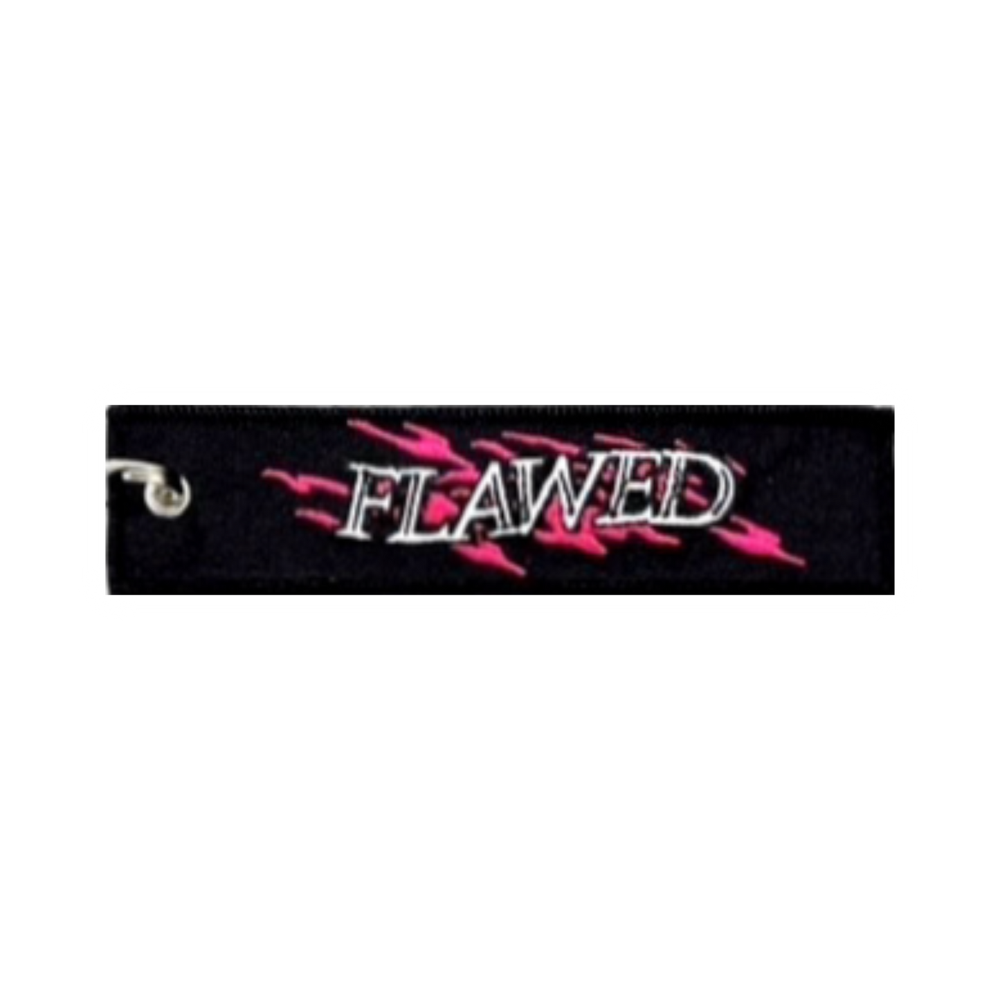 "Flawed" Black Jet Tag