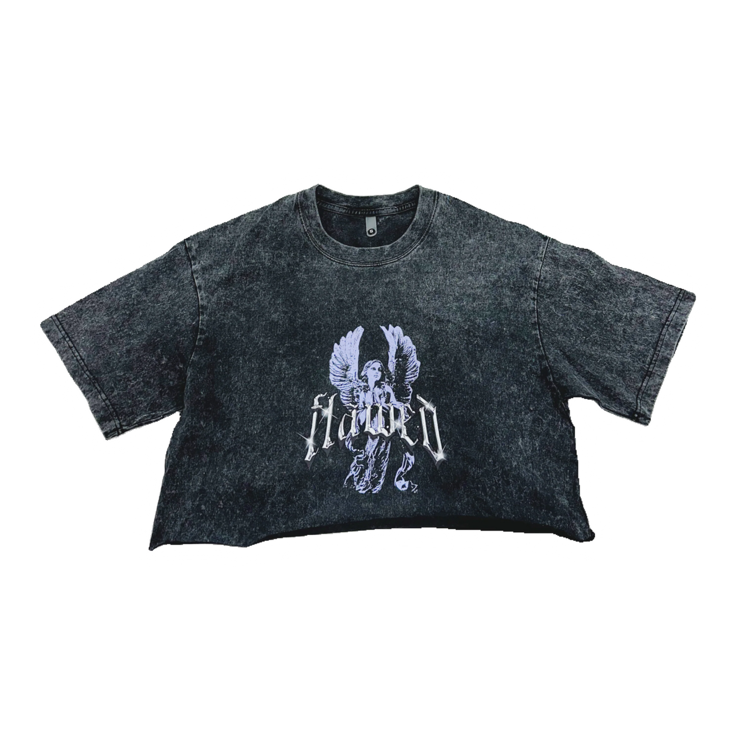 Angel Acid Wash Crop Top