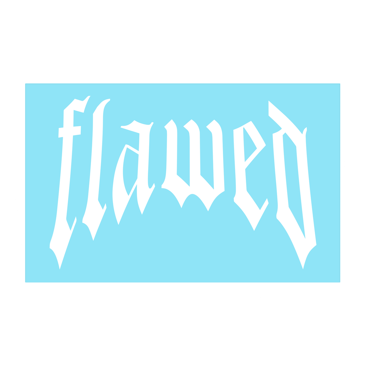 White Flawed V2 Decals