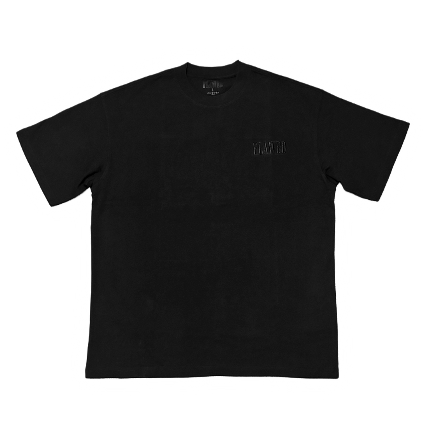 Black Embroidered T-Shirt