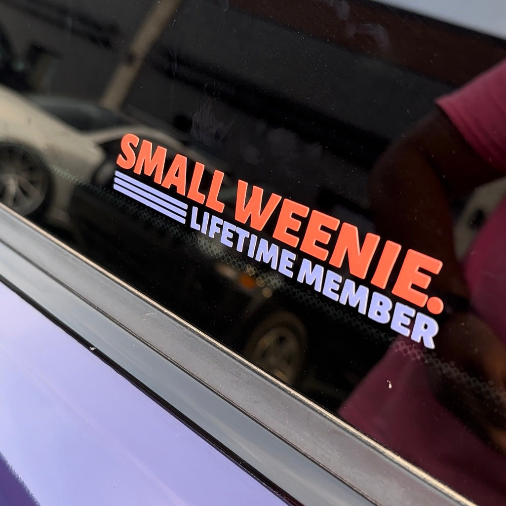 "Small Weenie" Decal