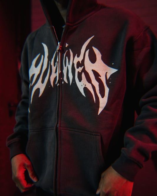 Chocolate Brown Zip Up Hoodie