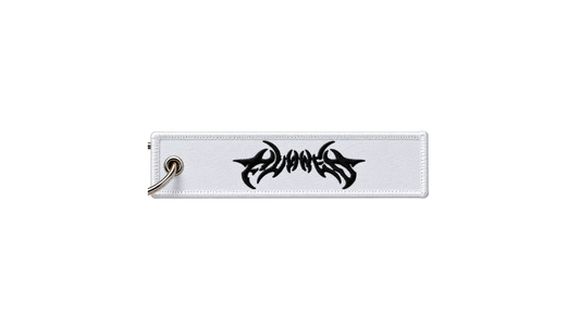 White Inverted Jet Tag